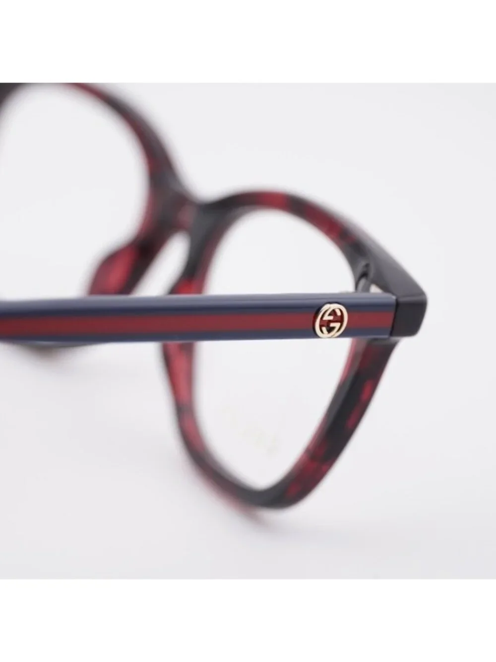 Gucci GG1864O 003 Eyeglasses Red Havana 50mm Square Frame - Picture 11 of 12